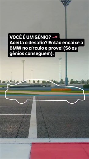 #planetcar #carrosseminovos#carrosusados#carrobxkm#carrossp on Instagram: "SÓ OS GÊNIOS CONSEGUEM! 🧠🏎️💨 ​Será que você tem o reflexo necessário para domar essa BMW? O desafio é simples: clique na tela e encaixe o carro perfeitamente no círculo. ​🎁 QUER GANHAR SEGUIDORES? Se você conseguir o encaixe perfeito: 1️⃣ Tire um PRINT da tela. 2️⃣ Envie agora no meu DIRECT. 3️⃣ Eu vou te REPOSTAR nos meus Stories para todo mundo te seguir! 🚀 Compartilhe com aquele amigo que acha que é gênio 🚀 ​Não