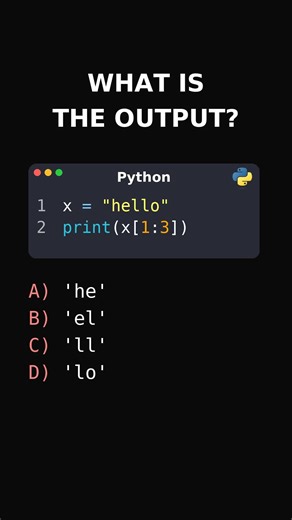 Python Challenges on Instagram: "Can you solve this Python challenge? Test your Python skills and logical thinking with this short quiz. Leave your answer in the comments and check if you got it right. Subscribe for regular Python coding questions and improve your problem-solving abilities. These challenges are great for daily practice, coding interviews, and learning by doing. Run the quiz in your computer! . . . #PythonChallenge #LearnPython #PythonQuiz #CodingChallenge #PythonForBeginners #Co