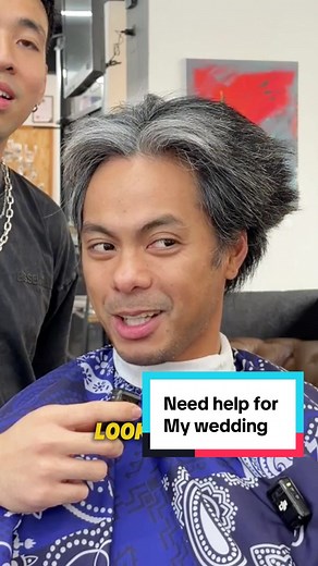 Men's Hair Transformation for Wedding Day