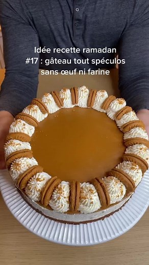 Recette de gâteau tout spéculos sans œuf ni farine pour Ramadan
