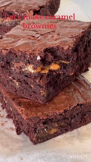 Easy Caramel Brownie Recipe Tutorial