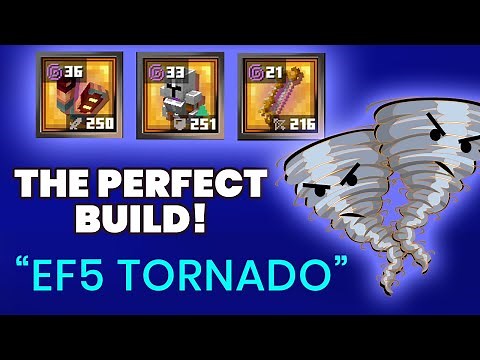 The PERFECT Minecraft Dungeons Melee BUILD - "EF5 TORNADO"