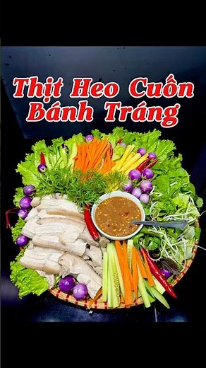 Công thức làm món thịt heo cuốn bánh tráng đơn giản mà ngon nhức nách😋😋 #tuanvaobep #food #amthuc