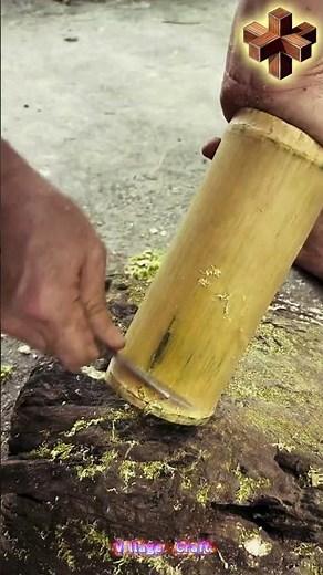 竹一本で貯金箱作り！シンプルなのに驚きのアイデア🎋💰