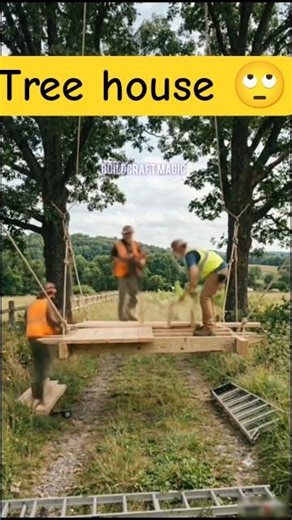 This Room is Floating Between Trees 😳🌳 #tree