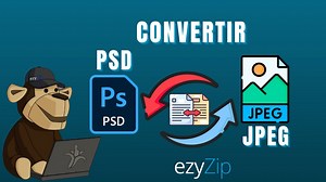 Convertissez PSD en JPEG en ligne (Sans téléversement - 100% privé)