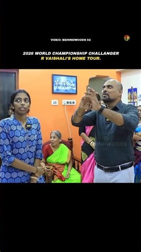World Championship Challanger R Vaishali's home tour.🏠😍. #vaishali #vaishalichess #praggnanandhaa