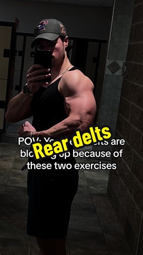 My two favourite rear delt exercises for 3D delts! #reardelts #reardeltworkout #3dshoulders #4u