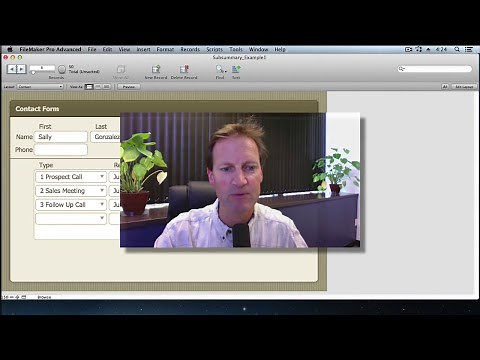 FileMaker Pro 12 Subsummary Reports Part 1