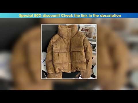 New Arrival 2023 Winter Parkas Women Big Pockets Puffer Jacket Thick Cotton-padded Jacket Down Cott