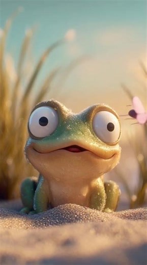 This Little Frog Tried SO Hard to Catch Flies… 😂