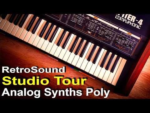RetroSound Studio Tour: Analog Polyphonic Synthesizers