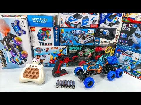 Unboxing Rc Light Clibbing Car, Rc SUV Police Car, Ambulance Hospital, Gear Train