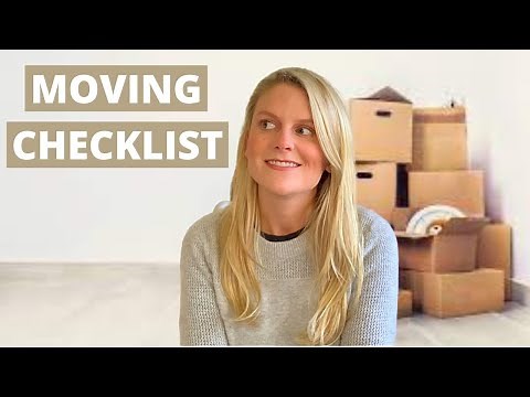 Moving Checklist (2021) | Moving Tips | How To Move Out | Moving Vlog