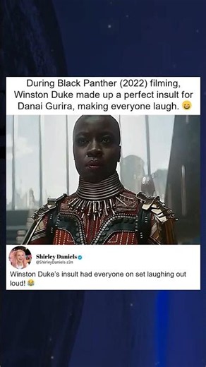 Winston Duke’s Hilarious Improvised Insult on Set