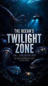 The Ocean's Twilight Zone Explained | Where Light Begins to Disappear 🌊
