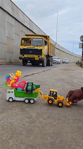 Remote Control Jcb And Dumper Truck Unboxing And Testing Short Video ||