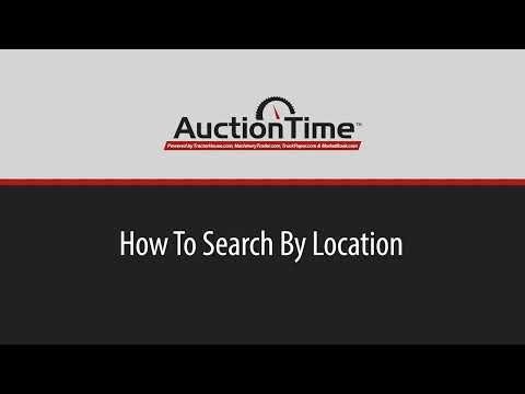 How To Search By Location On AuctionTime.com