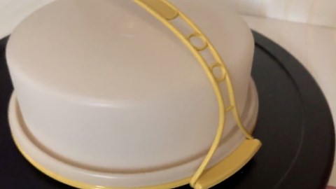 Vintage Tupperware Pie Carrier, Harvest Gold Handle Cake Taker #719-4 - Etsy