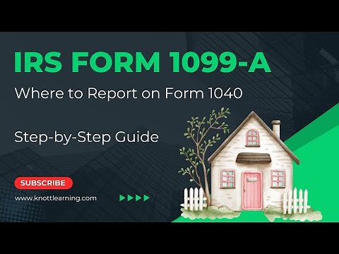 IRS Form 1099-A Explained: Where to Report on Form 1040