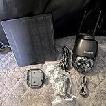 Solareye 4G LTE Cellular Outdoor Camera, No WiFi Security Camera, Built-in SIM Card, 2K Color Night Vision, 360° Live View, PIR Motion Detection, 2-Way Talk for Wildlife Monitoring