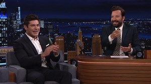 Zac Efron got some acting tips from Russell Crowe on the set of The Greatest Beer Run Ever. | The Tonight Show Starring Jimmy Fallon