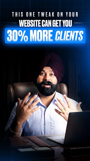 One tweak. 30% more clients. Most websites lose leads because they make it too hard to connect. The fix? Add a click-to-call button. → No forms to fill → No waiting for replies → One tap = instant call People want to talk. Not type. Make it easy. Watch your calls explode. 📌 Connect with me: Instagram: @im_gsandhu Website: https://zurl.co/i78BT #WebsiteTips #LeadGeneration #MoreClients #DigitalMarketing | InfinityDigital
