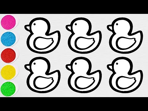 How to Draw Cute Ducks | Simple Step by Step for Beginners
