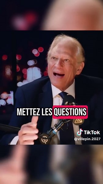 Villepin 2027 sur TikTok