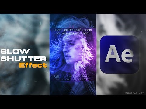 How To Make SLOW SHUTTER EFFECT In After Effects Using Images