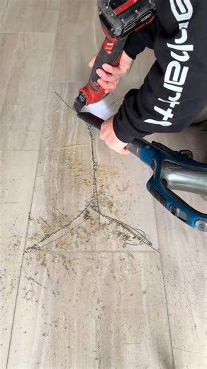 How to repair lvt flooring #construction #flooring #remodel #diy #lvt | Arty Zubkov