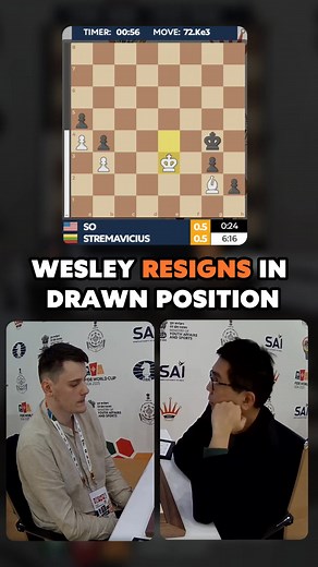 The moment Wesley So became the HIGHEST ranked player to be eliminated at the World Cup 😱 | Chess.com
