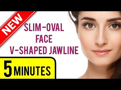 🎧 Get an Slim Oval Face with a V Shaped Jaw in 5 minutes
