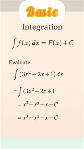 learn basic to advanced integration #shorts #important #newtricks #integration