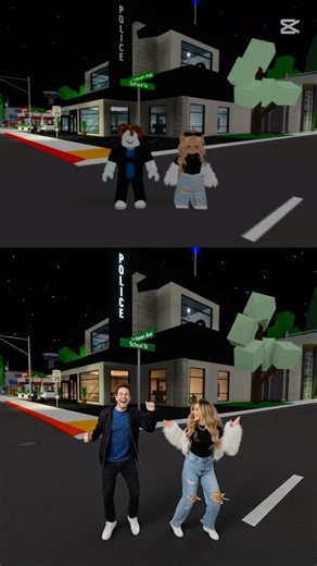 Brookhaven avatars in LEGO vs REAL life 😍🤩 #brookhaven #roblox #robloxshorts