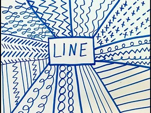 Element of Art - Line - Part 1 of Project - Grades 3-6