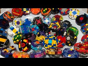 ALL Legobeyz MARATHON BATTLE Sets 1-5! | Beyblade Burst Lego