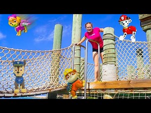 Assistant Hunts for the Paw Patrol treasure on Disney Castaway Cay - Videos For Kids