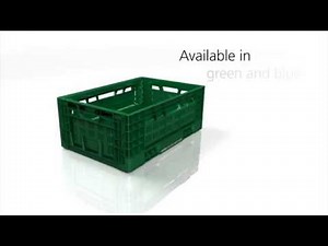 Animation green folding tray