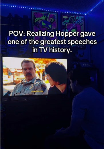 people not understanding hopper’s behaviour after el’s death even after he spelled it out word for word is why we’re losing good television and cinema overall #StrangerThings #StrangerThings5 #Hopper #MikeWheeler #Netflix