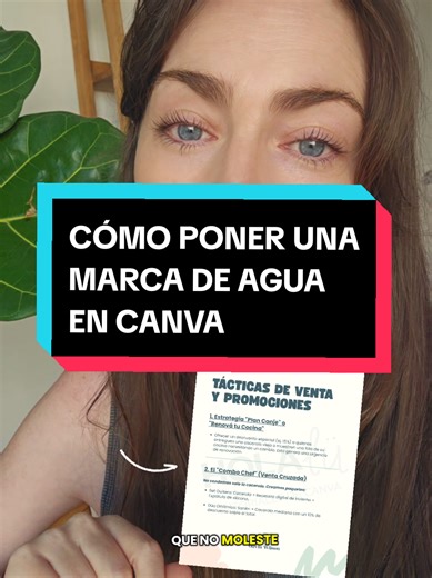 Cómo poner una marca de agua en Canva