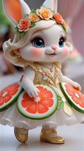 Luxury Runway Bunny 🐰✨ | 2-Year-Old Cute Rabbit Fashion Show | Viral Animal Walk