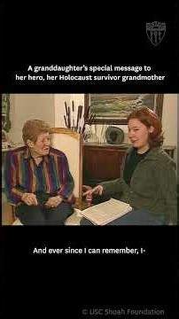 #GrandparentsDay | Holocaust Survivor Sara Dickerman & Her Granddaughter, Melanie