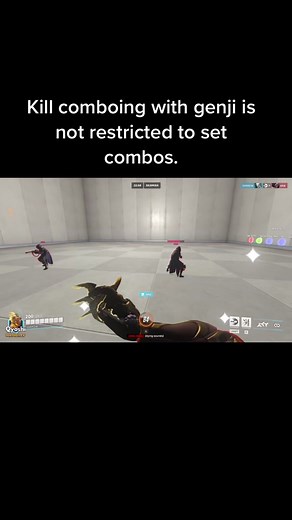 Remember! This goes for everyone with 200 health. So everyone but tracer sym mei and brig because she has armor. Next patch even cassidy will have 200 health. #fyp #overwatch #overwatch2 #genji #cracked #genjitips