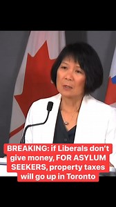 245K views · 3.6K reactions | BREAKING: Olivia Chow just threatened to raise property taxes in Toronto if the federal government doesn’t give her more money to house asylum seekers. | Mario4thenorth | Facebook