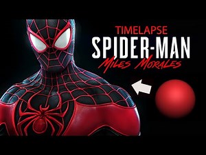 Spider-Man Miles Morales - Sculpting Time-lapse