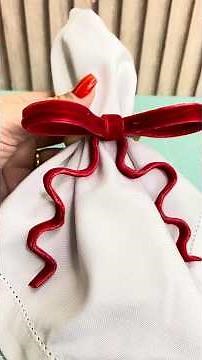 DIY Velvet Napkin Ring | Elegant Table Setting