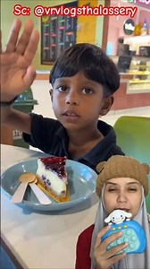 mom eats pudding but...⁉️⁉️ vrvlogsthalassery
