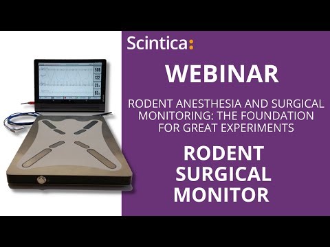 WEBINAR: Rodent anesthesia and surgical monitoring: the foundation for great experiments
