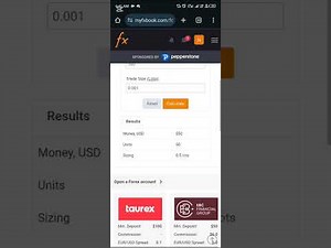How to Calculate Position Size Easily with Myfxbook!